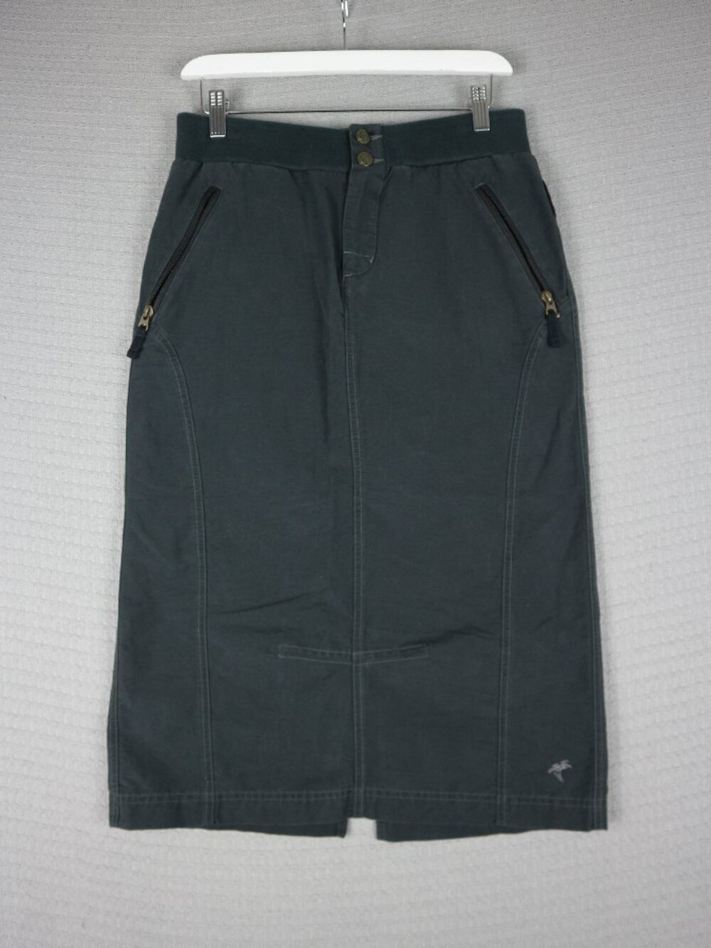 Columbia Sportswear Womens Midi Skirt Size 8 Black